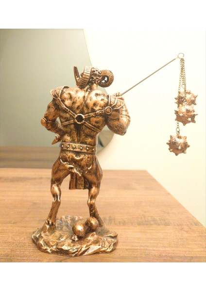 Minotaur Mitolojik Biblo Yarı Insan Yarı Boğa Heykel Ev Dekor Hediyelik Eşya modelleri