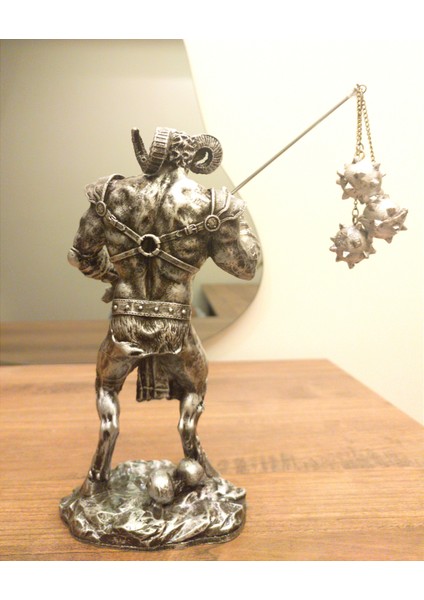 Minotaur Mitolojik Biblo Yarı Insan Yarı Boğa Heykel Ev Dekor Hediyelik Eşya modelleri