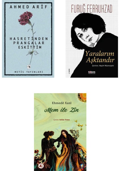 Hasretinden Prangalar Eskittim - Mem ile Zin - Yaralarım Aşktandır Füruğ Ferruhzad şiir seti