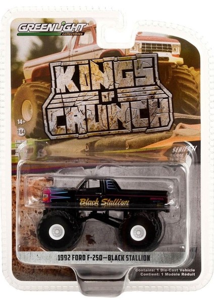 1992 Ford F-250 "black Stallion" 1:64 Model Araba modelleri