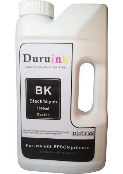 Duruınk Epson Ecotank L6260 101 Uyumlu Muadil Mürekkep Seti 4 Renk x 70ML+1000ML Siyah modelleri