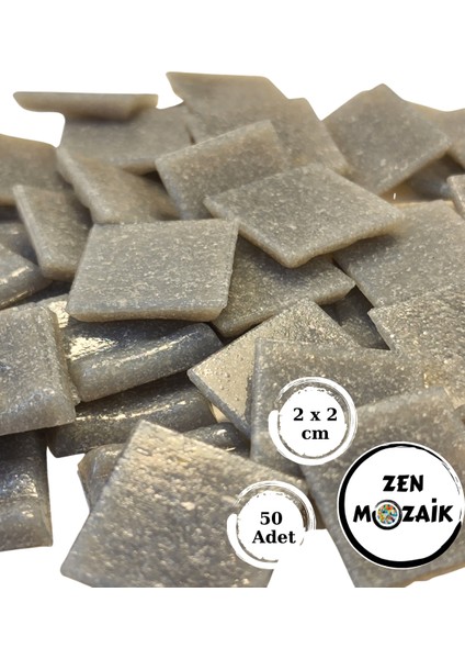 Sanatsal Mozaik Çalışmalarınız Için 20X20 mm (2x2 Cm) Renkli Cam Mozaik Taşı
