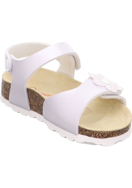 Beyaz Kız Çocuk Sandalet Bıos 1-000118-1010-2 fırsatları