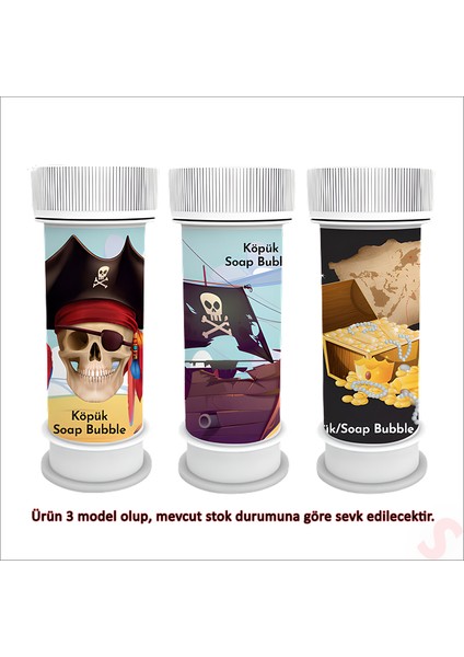 Korsan Partisi Köpük Baloncuk - 3 Adet fiyatları