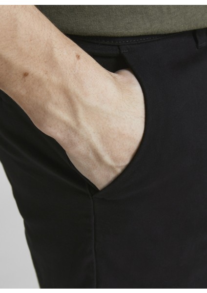 Standart Siyah Erkek Şort 12182549_JPSTDAVE Jjchıno Shorts
