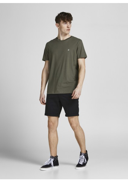 Standart Siyah Erkek Şort 12182549_JPSTDAVE Jjchıno Shorts