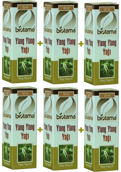 Ylang Ylang  Yağı 20 ml x 6 Adet