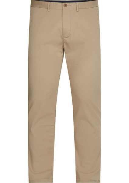 Normal Bel Normal Paça Slim Fit Bej Erkek Pantolon MW0MW28883AEG