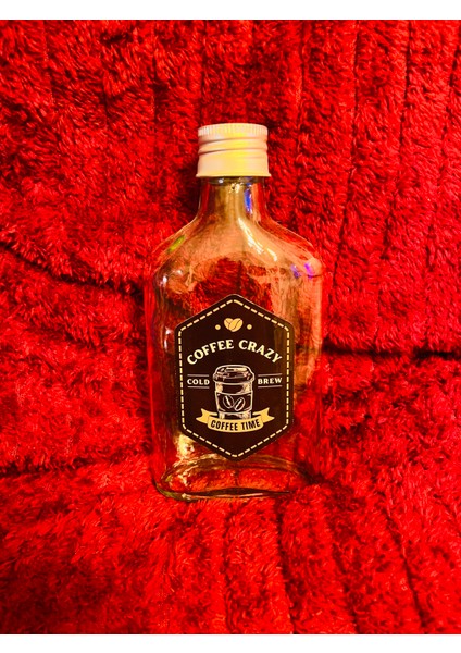 2'li Cold Brew Şişesi Suya Dayanıklı Yassı Cam Şişe Seti Cold Brew Kahve Şişesi Set