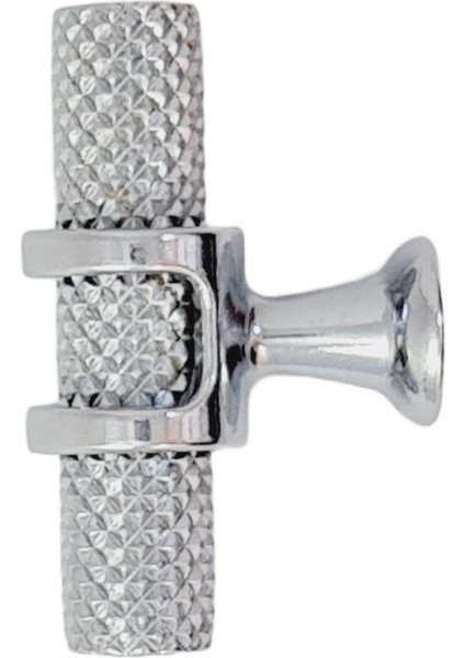 T Ayak Çubuk Krom 50 mm Kulp ( 5 Adet )