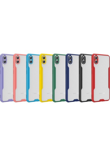 Samsung Galaxy A04 ile Uyumlu Kılıf Pastel Renki Şeffaf Ultra Ince Hafif Telefon Kılıfı Kapak modelleri