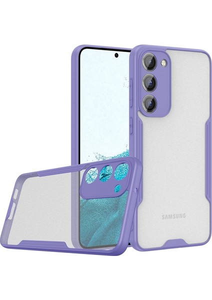 Samsung Galaxy S23 Plus ile Uyumlu Kılıf Pastel Renki Şeffaf Ultra Ince Hafif Telefon Kılıfı Kapak