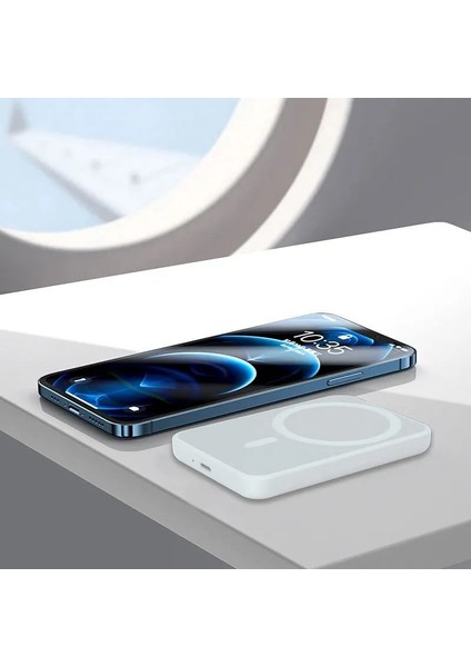 5.000 Mah Battery Case Magsafe Powerbank Wiriles Auto Chargıng Feature