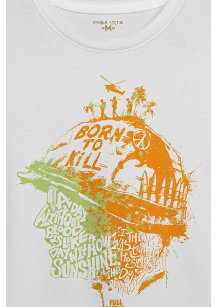 Stanley Kubrick Full Metal Jacket Filmi 1995 Orange Baskılı Tişört Unisex T-Shirt fiyatları