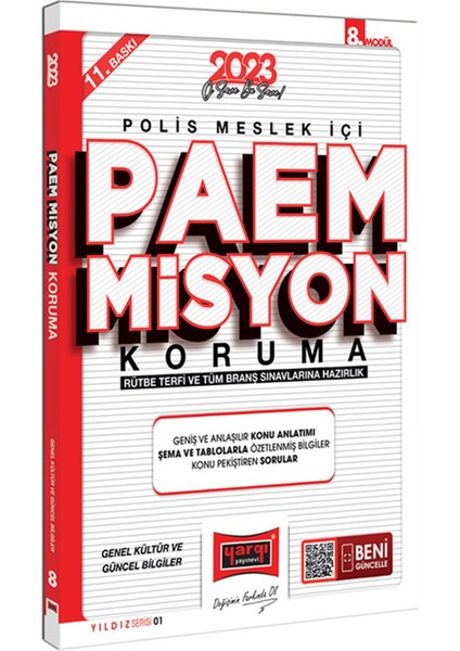 2023 Polis Meslek Içi PAEM Misyon Koruma Yıldız Serisi Genel Kültür Güncel Bilgiler 8. Modül