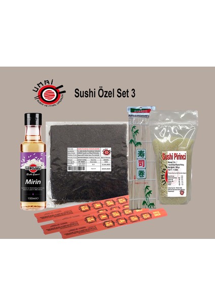 Umai Sushi Sushi Set Özel 3/ Suşi Seti