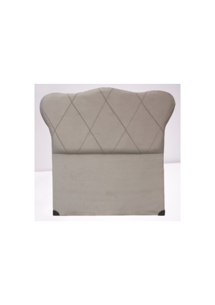 Başlık Alc Gondol Model 90 cm Kapitone Baby Face Krem Renk Kumaş Döşeme El Yapım