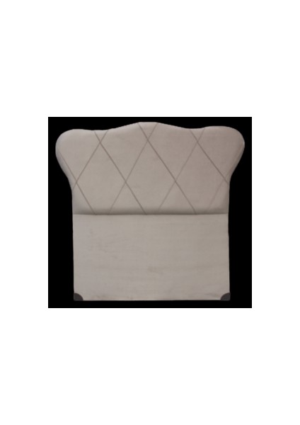 Başlık Alc Gondol Model 90 cm Kapitone Baby Face Krem Renk Kumaş Döşeme El Yapım modelleri