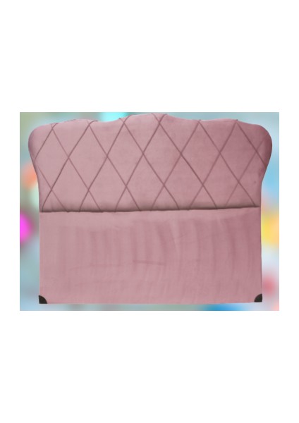 Başlık Alc Gondol Model 90 cm Kapitone Baby Face Pembe Kumaş Döşeme Itinalı Paket ve Kargo El Yapım modelleri