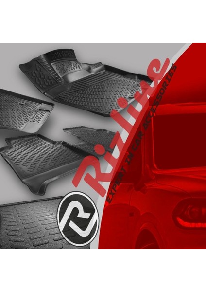 Fiat Doblo 2009-2015 3D Havuzlu Bej Paspas Rizline Marka