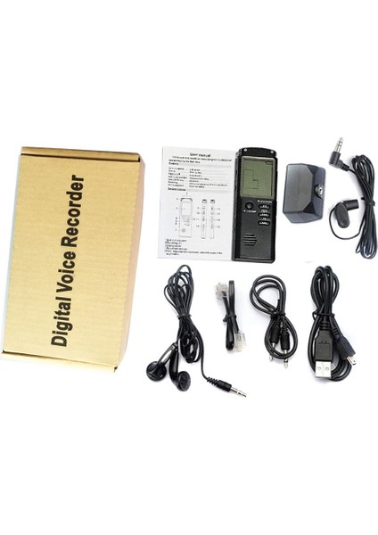 Dijital Ses Kaydedici + Telefon Kayıt Cihazı (8g Dahili Hafıza) indirimleri
