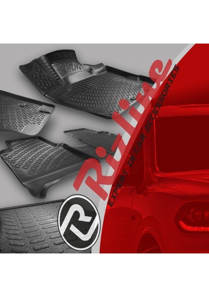 Rizline Volkswagen Passat B7 2011-2014 3D Havuzlu Paspas Drs 4x4