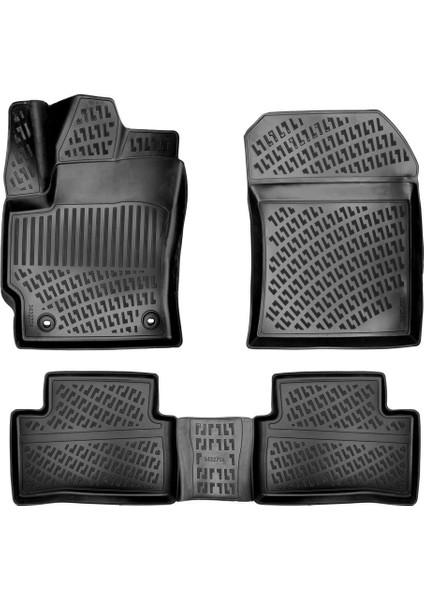 Rizline Toyota Corolla Cross 2022 Sonrası 3D Havuzlu Paspas