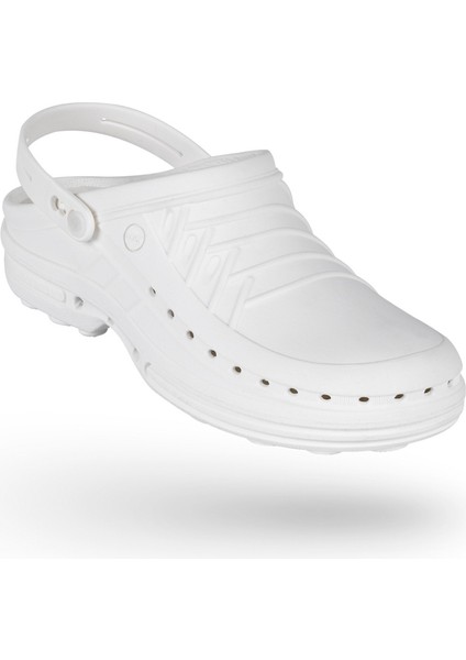 Erkek Sandalet 10000119 Wock Clog 10 + Strap White/white