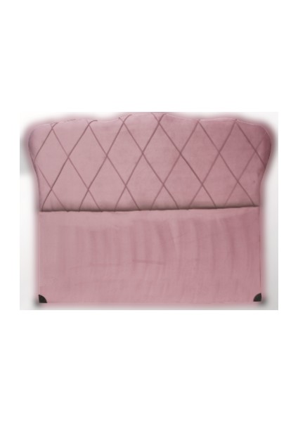 Başlık Alc Gondol Model 150 cm Kapitone Baby Face Pembe Renk Itinalı Paket Kargo Kumaş Döşeme El Yapım