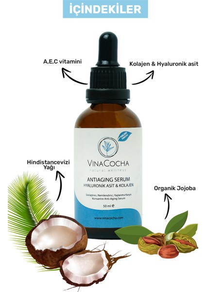 Anti Aging Serum ( Hyaluronik Asit & )