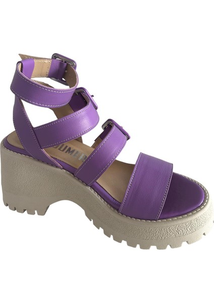 Lila Deri Kadın Loafer10 modelleri