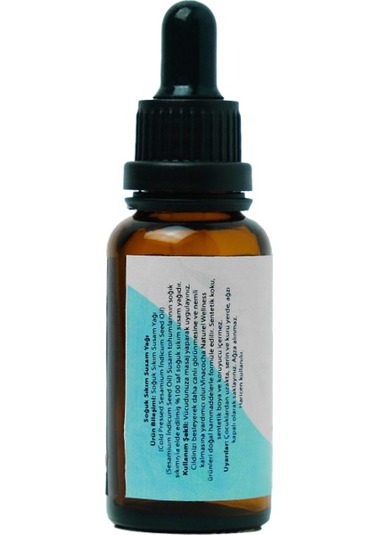 Soğuk Sıkım Susam Yağı 30ML