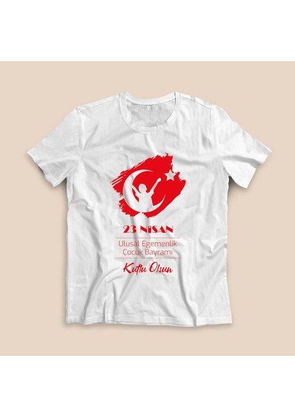 23 Nisan Tişörtü - TS2309 - BEYAZ
