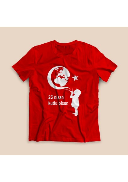 23 Nisan Tişörtü - TS2312 - KIRMIZI