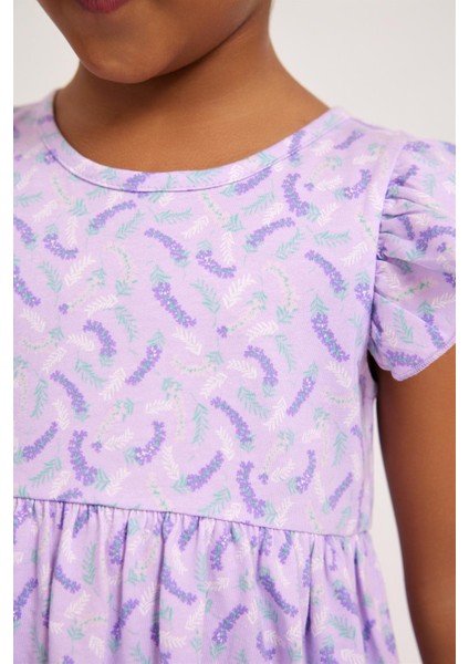 Lavender Kız Çocuk Gecelik Lila modelleri