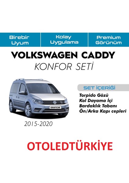 Vw Caddy Konfor Kumaş Kaplama Seti 2015-2020