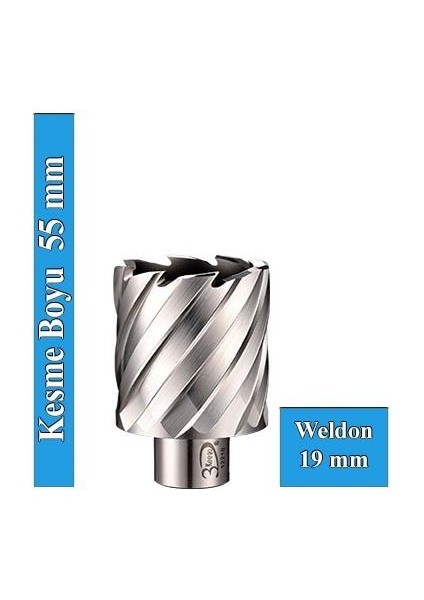 29 x 55 mm Hss Manyetik Matkap Ucu SHC55