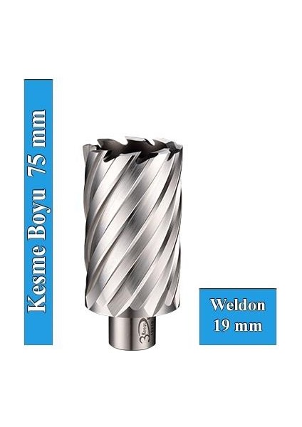 21 x 75 mm Hss Uzun Manyetik Matkap Ucu SHC75