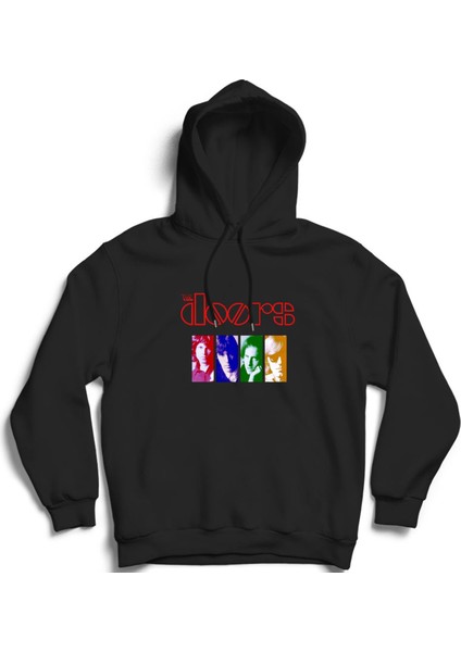 The Doors, Jim Morrison, Vıı, Rock Metal Grup Kapüşonlu Sweatshirt Hoodie