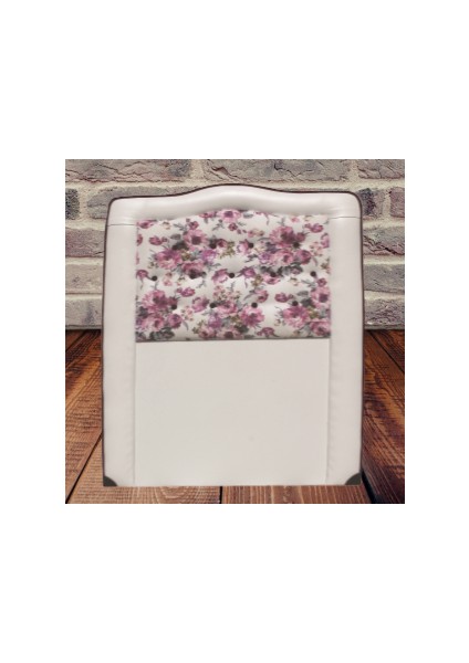 Başlık Alc Kardelen Model 90 cm Kapitone Baby Face Pembe Çiçekli Kumaş Döşeme El Yapım modelleri