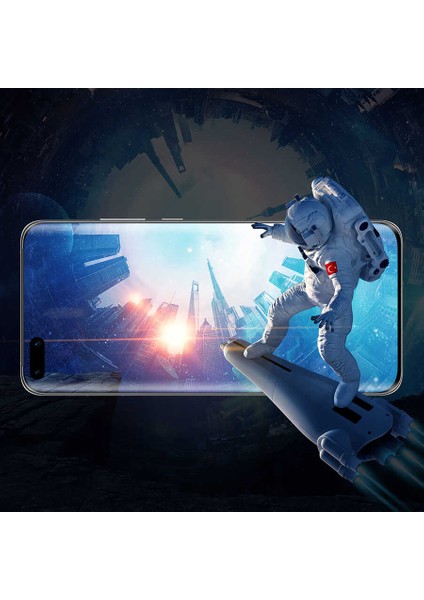 Huawei P40 Pro Tam Kaplayan Seramik Ekran Koruyucu Yumuşak Kırılmaz Cam Filmi