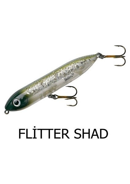 Heddon Super Spook Jr. Su Üstü Suni Yem Flitter Shad