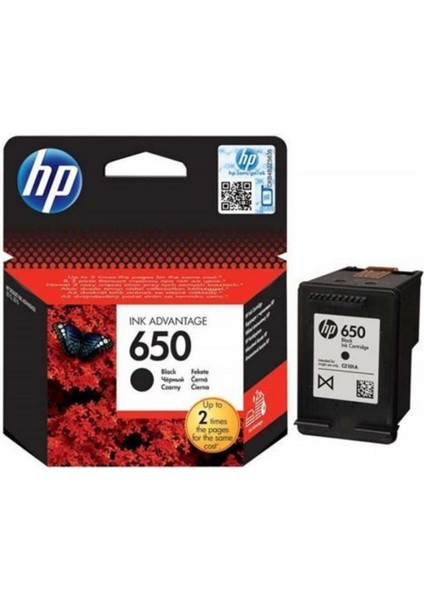 Hp 650 CZ101AE Siyah Renkli Kartuş