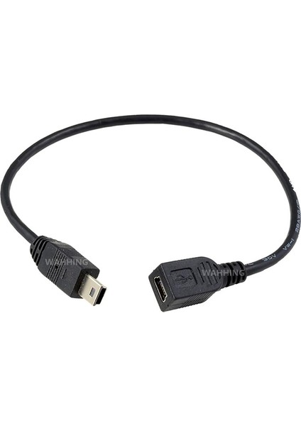 Mini USB Uzatma Kablosu 5 Pin Erkek Dişi Kablo 20 cm Mini USB Erkek Dişi Kablo 5 Pin Dişi Erkek Uzatma Kablosu 20 cm