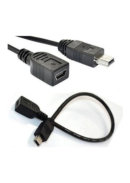 Mini USB Uzatma Kablosu 5 Pin Erkek Dişi Kablo 20 cm Mini USB Erkek Dişi Kablo 5 Pin Dişi Erkek Uzatma Kablosu 20 cm modelleri