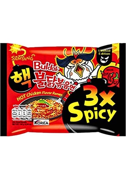 Buldak 3x Spicy Hot Chicken Flavor Ramen 140 G