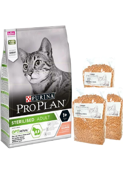 Proplan Somonlu Kısırlaştırılmış Yetişkin Kedi Maması 3 kg Ekopaket