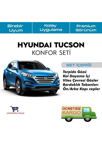 Yeni Hyundai Tucson Nx4 Konfor Seti - Ses Giderici Kumaş Kaplama