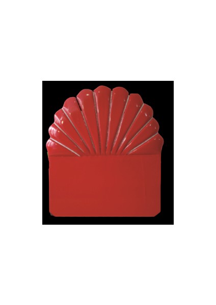 Başlık Alc Midye Model 90 cm Suni Deri Kumaş Modern Kapitone Kırmızı Renk El Yapımı modelleri