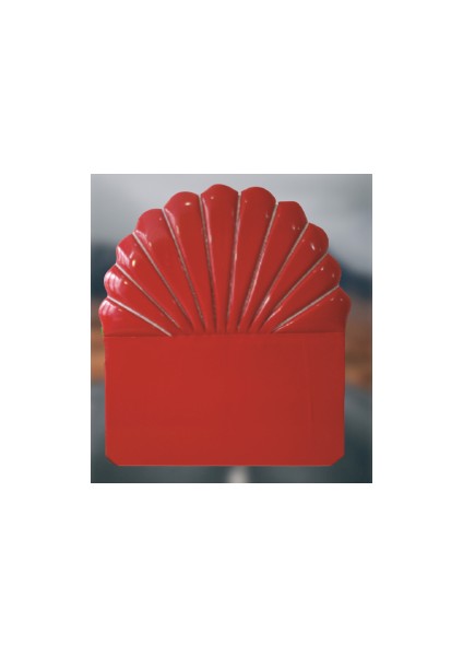 Başlık Alc Midye Model 90 cm Suni Deri Kumaş Modern Kapitone Kırmızı Renk El Yapımı indirimleri